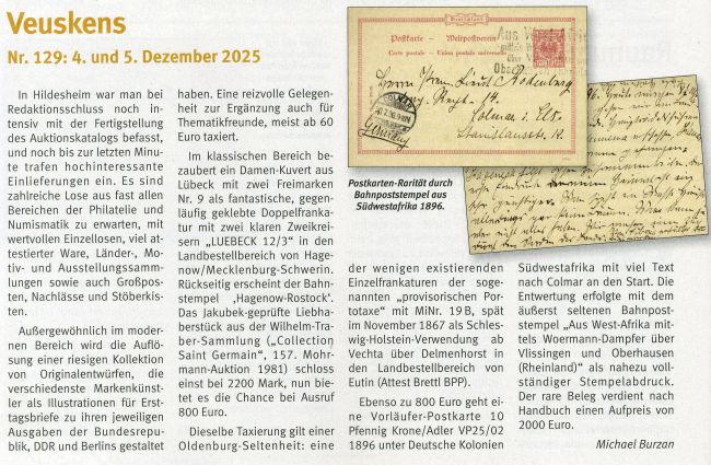 DBZ 2025 22 AuktionenSpezial